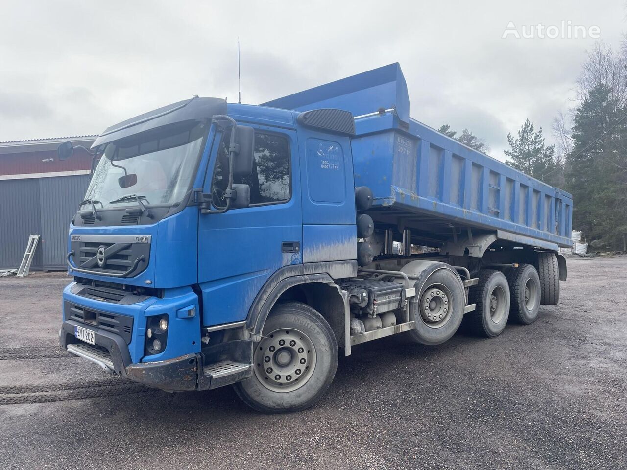 camion ribaltabile Volvo FMX 500 10×4/6 Maansiirtoauto