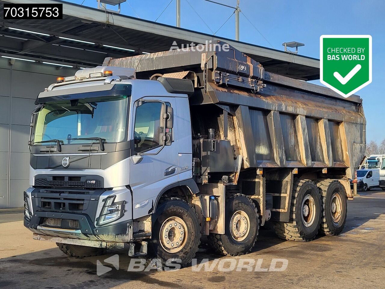 Volvo FMX 500 FMX 8X4 27m3 AJK Pusher 45Tons Payload Mining Truck Big- dump truck - Autoline
