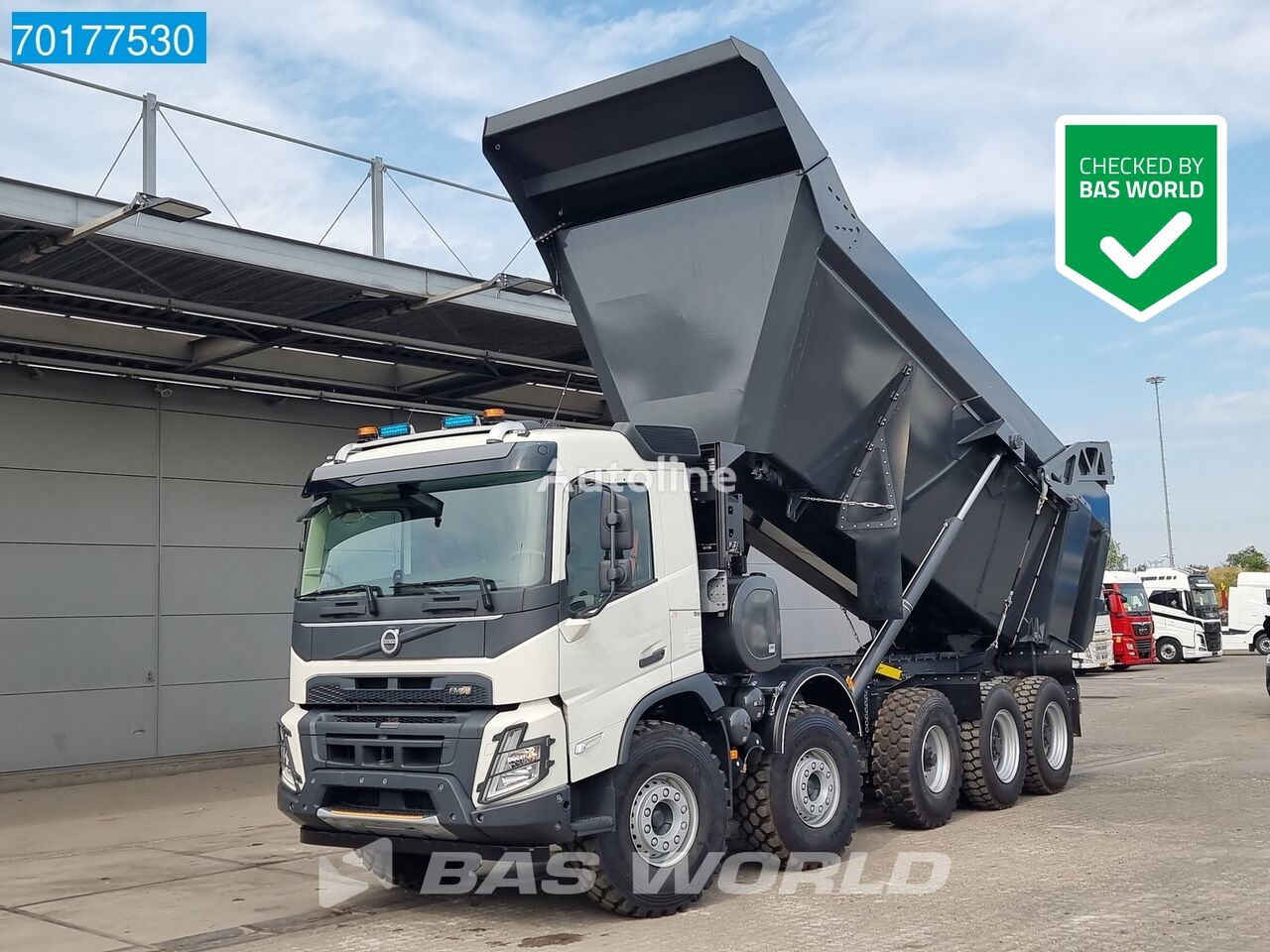 xe ben Volvo FMX 520 10X4 50T Payload 30m3 Retarder Lift+Lenkachse Euro 3 mới