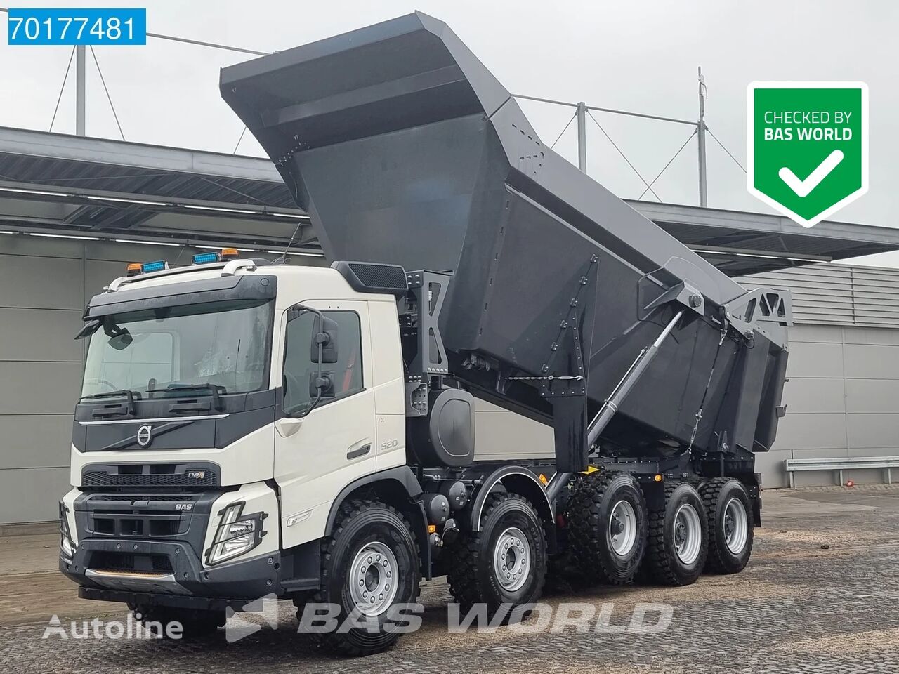 新自卸车 Volvo FMX 520 10X4 50T payload | 30m3 Tipper | Mining dumper EURO3