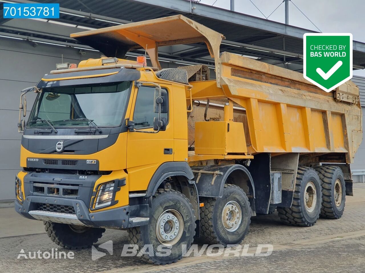 Volvo FMX 520 8X4 40 tonnes payload | 34m3 Pusher |Mining rigid ejecto dump truck