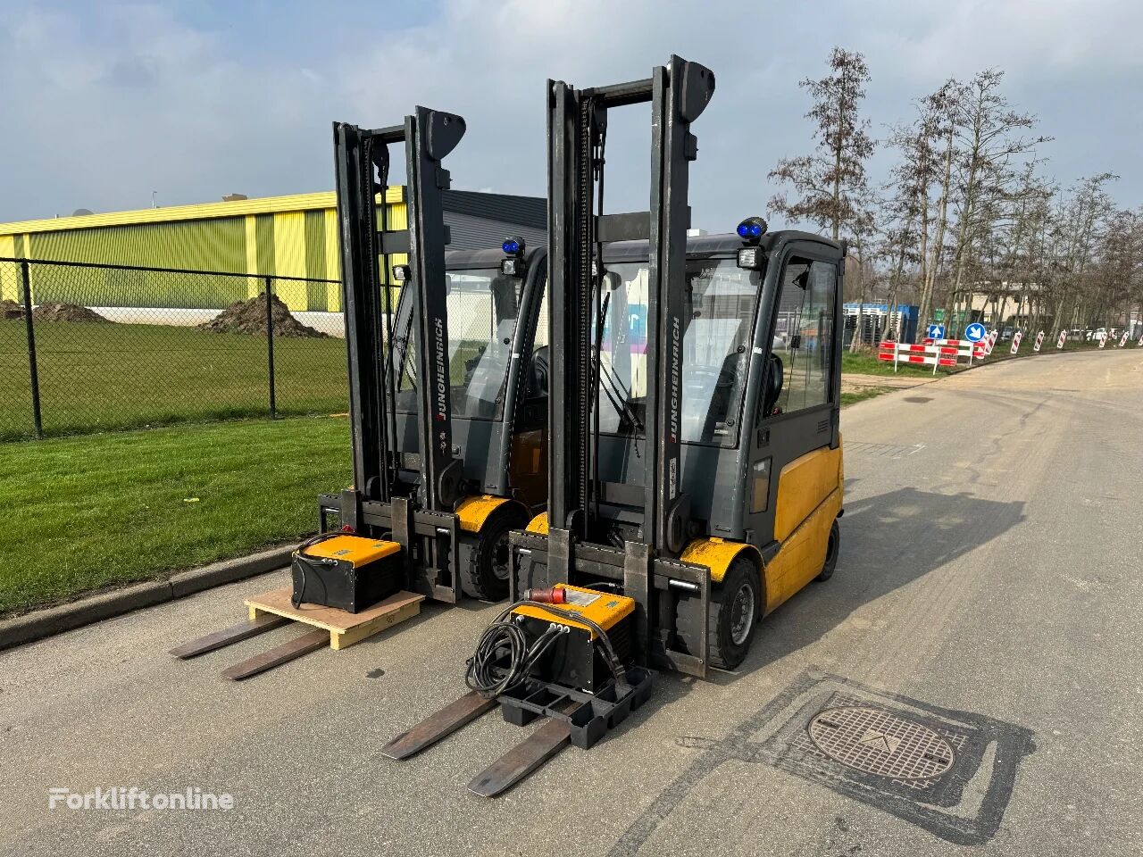 Jungheinrich 2X EFG 430 2010 & 2011 elektrikli forklift