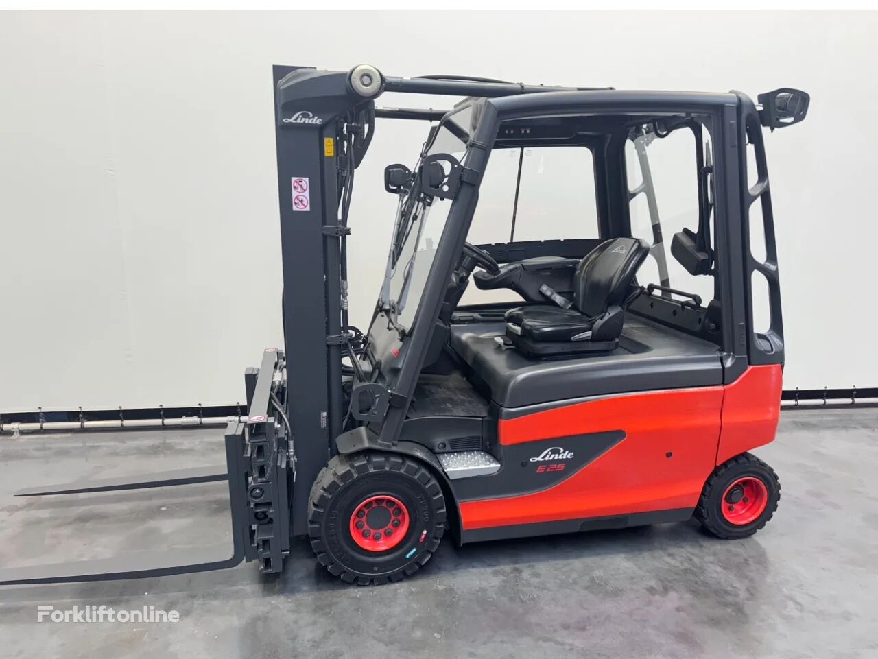 Linde 387 E 25 L-01 elektrisk gaffeltruck