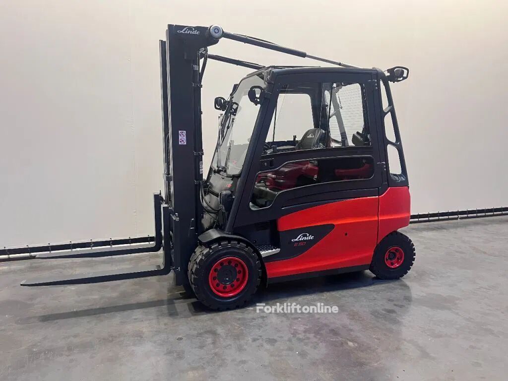 Linde 388 E 50 HL-01/600 electric forklift for sale | Forkliftonline New Linde 388 E 50 HL-01/600 electric forklift - Forkliftonline