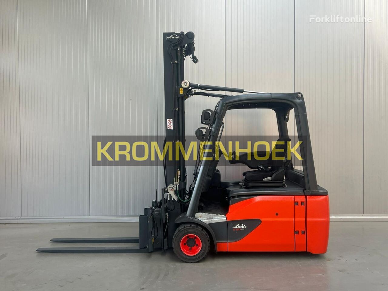 Linde E 20 L Quick coupler elektrisk gaffeltruck