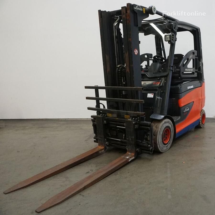 Linde E 25/600 HL 387 electric forklift