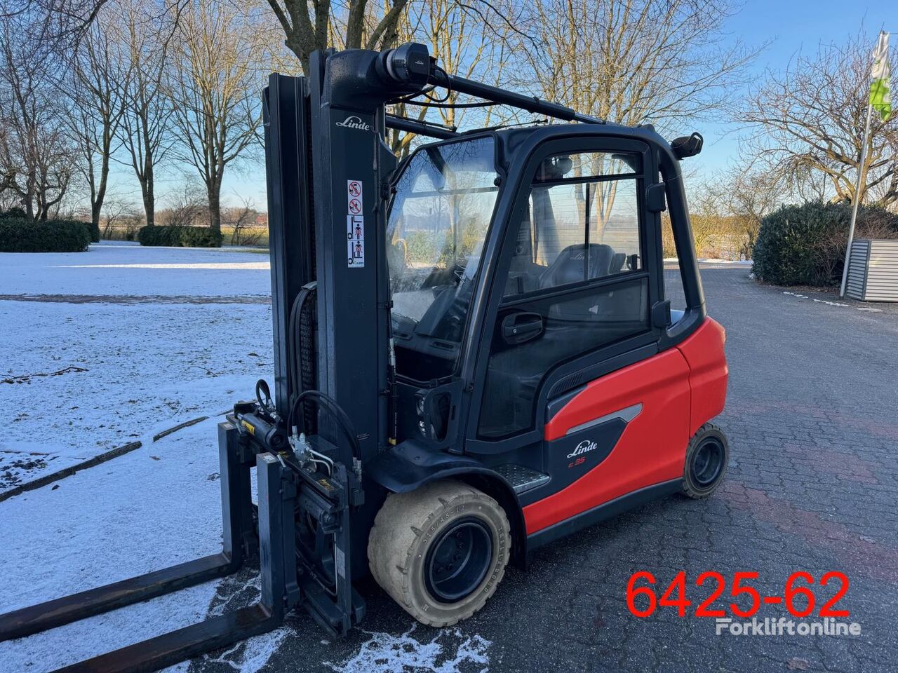 Linde E 35 L electric forklift