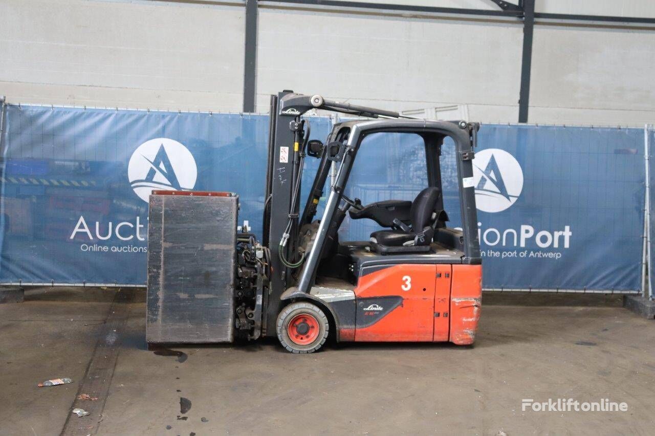 Linde E16-02 electric forklift