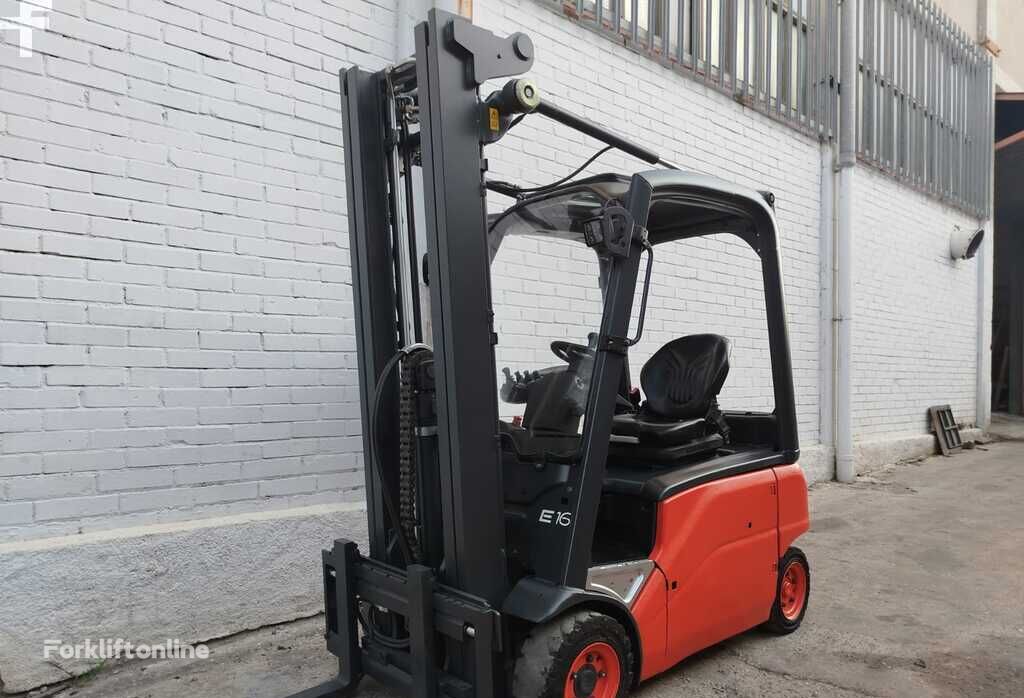 Linde E16P-01 electric forklift