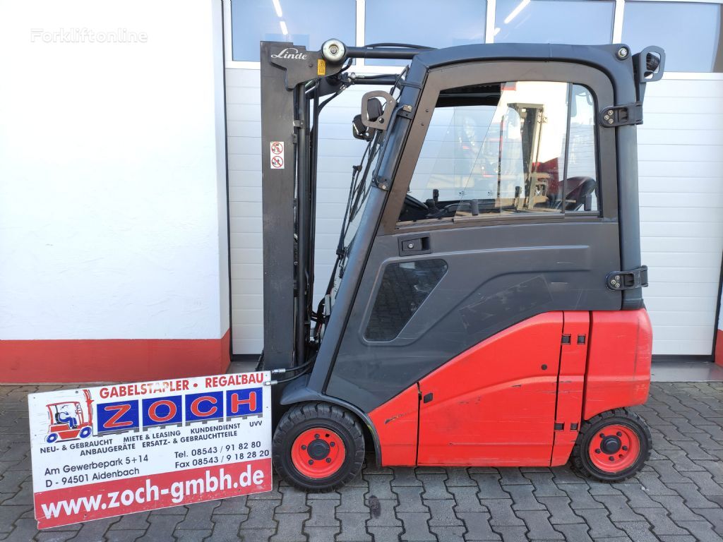 Linde E16PH-01-386 電動フォークリフト