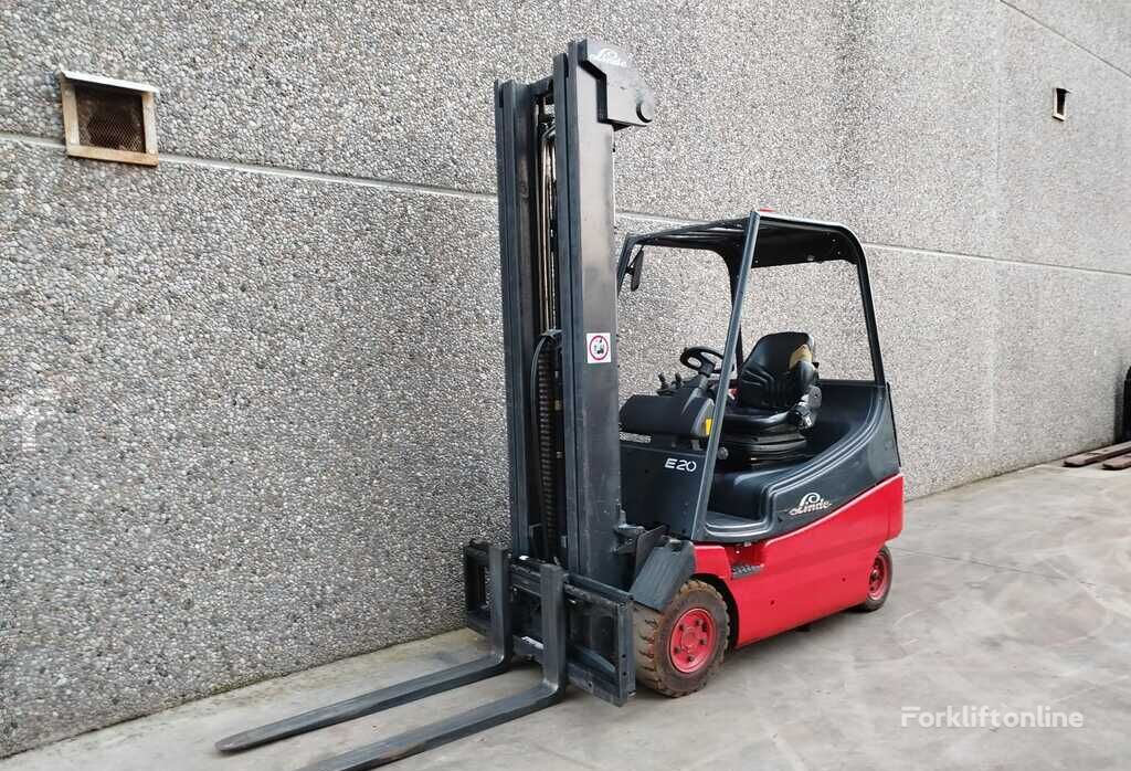 Linde E20 electric forklift