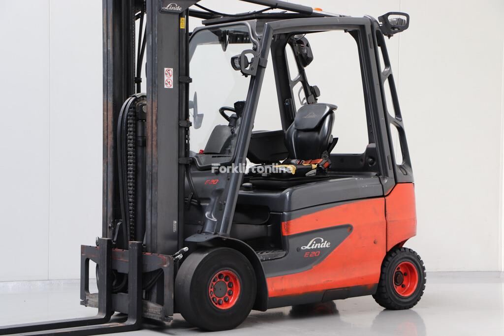 Linde E20-01 electric forklift