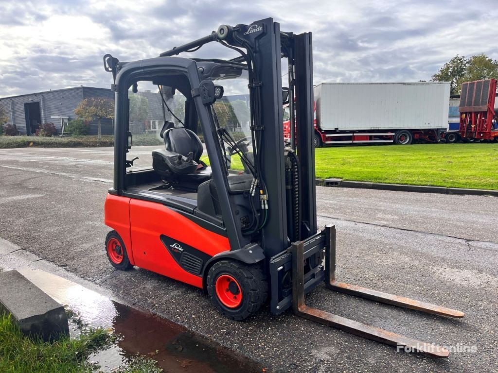 Linde E20PL-02 electric forklift