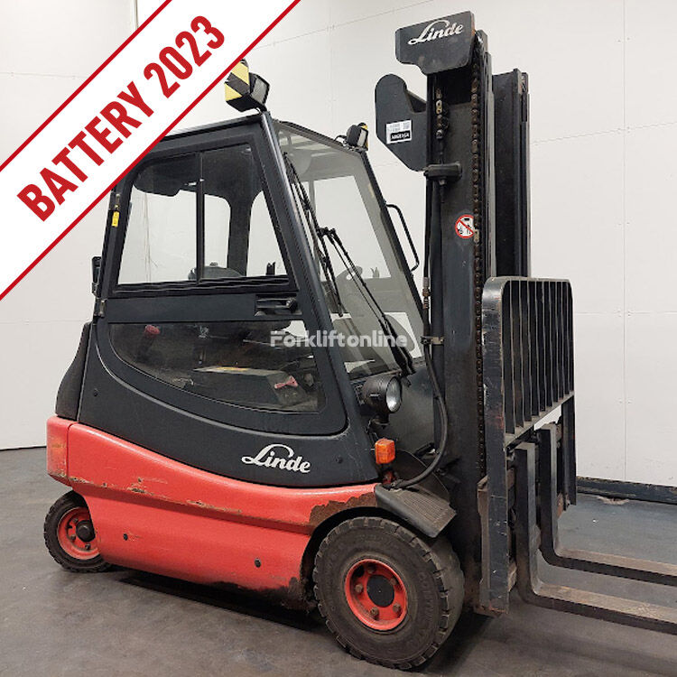 Linde E25-02 electric forklift