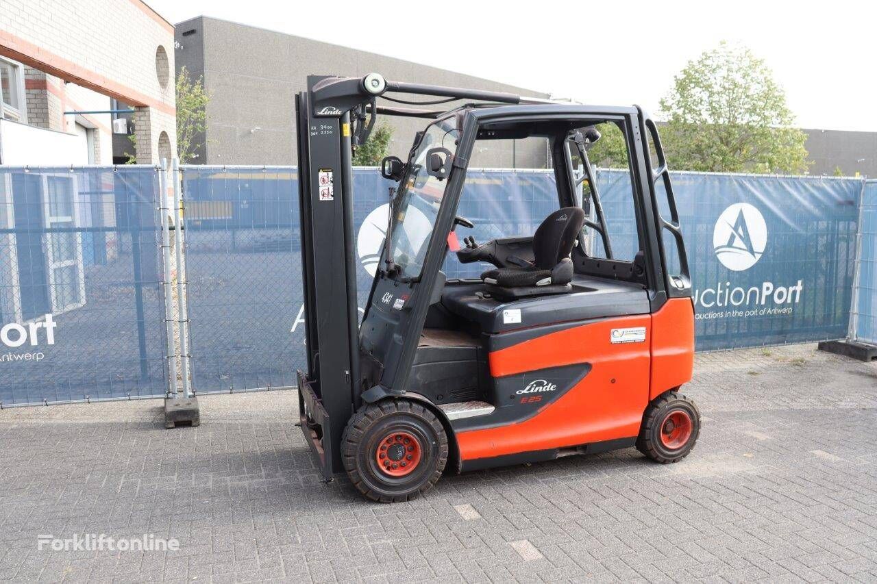 Linde E25HL-01/600 electric forklift