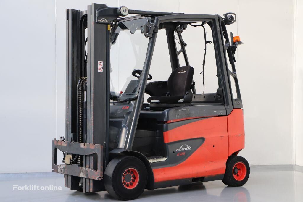 Linde E25HL-01/600 electric forklift