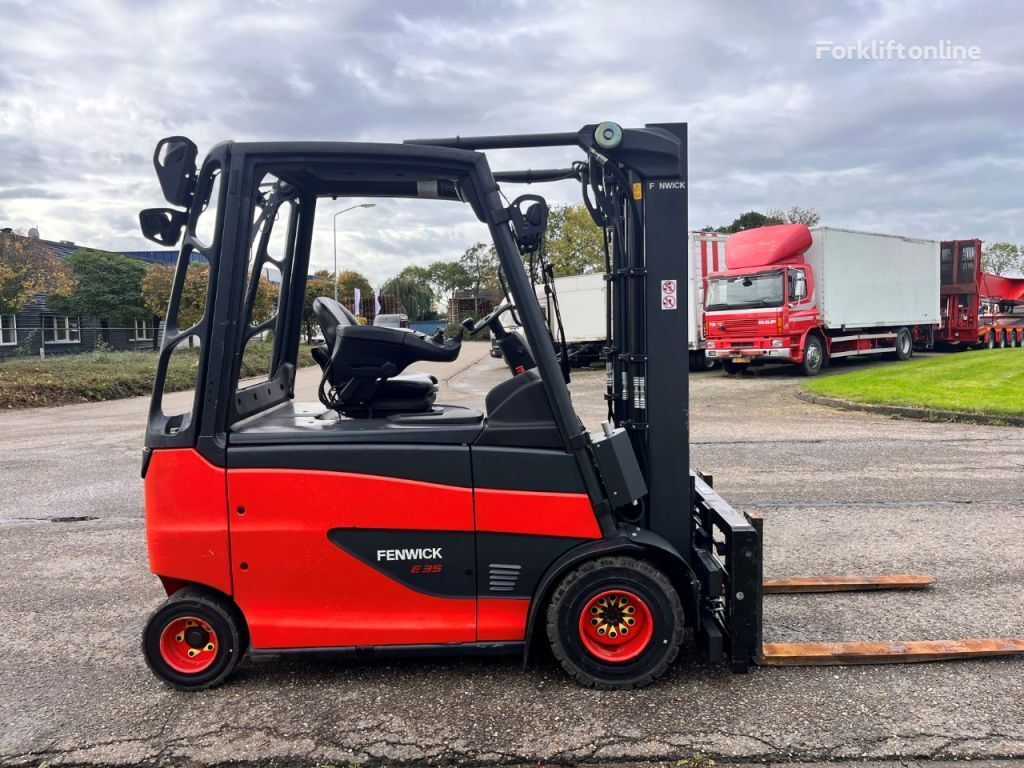 Linde E35HL-01 electric forklift