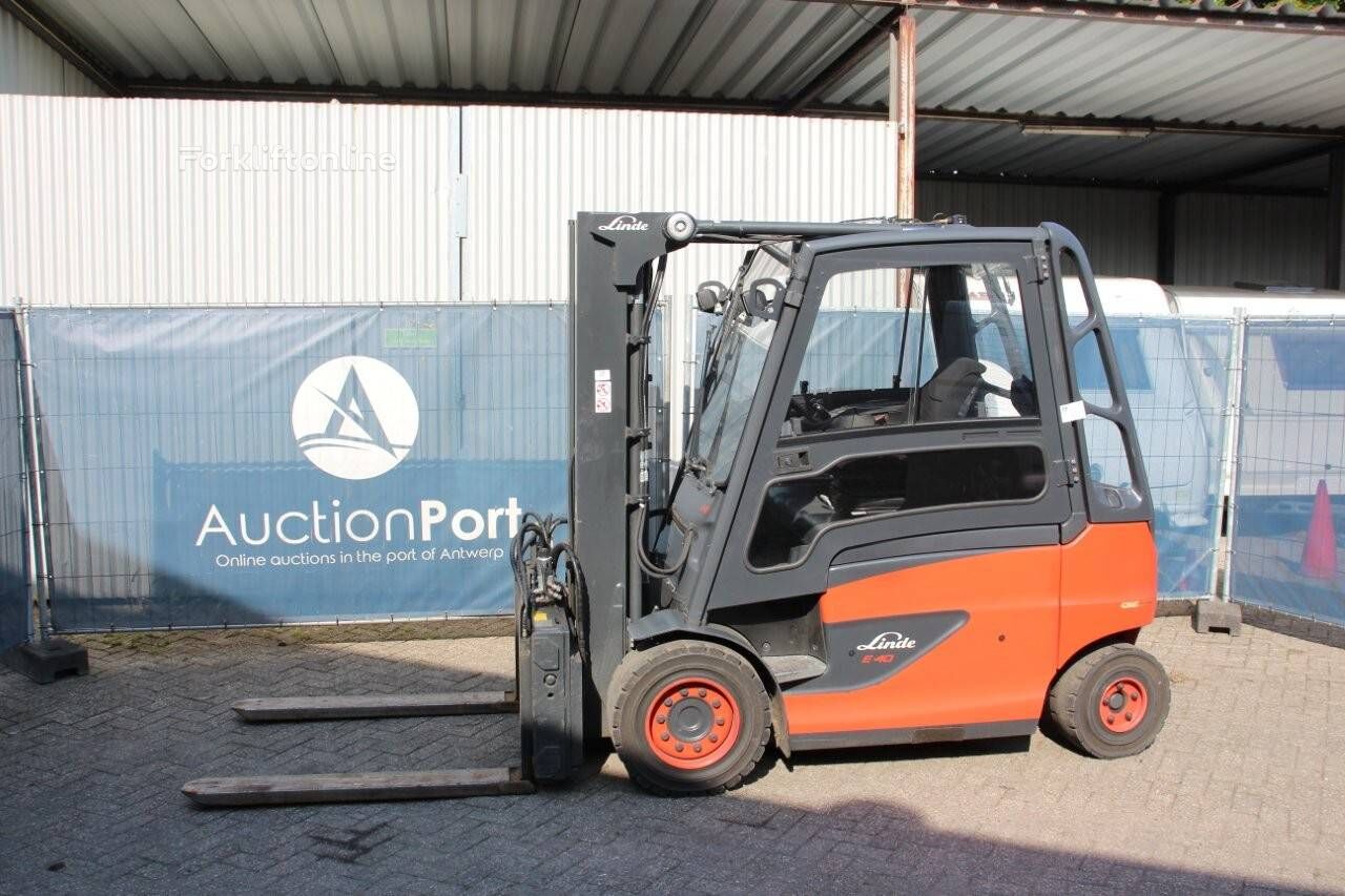 Linde E40H-01/600 Elektro-Gabelstapler kaufen | Forkliftonline DE Linde E40H-01/600 Elektro-Gabelstapler - Forkliftonline