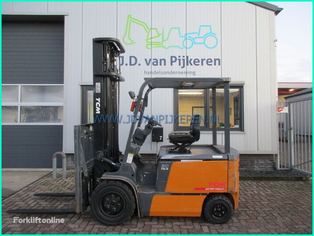 TCM FB30-7 3000kg triplex 6.5m + freelift + sideshift electric forklift