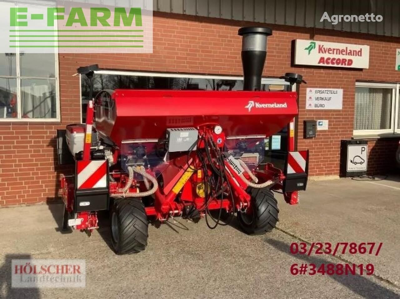 Kverneland optima v sx highspeed electric precision seed drill