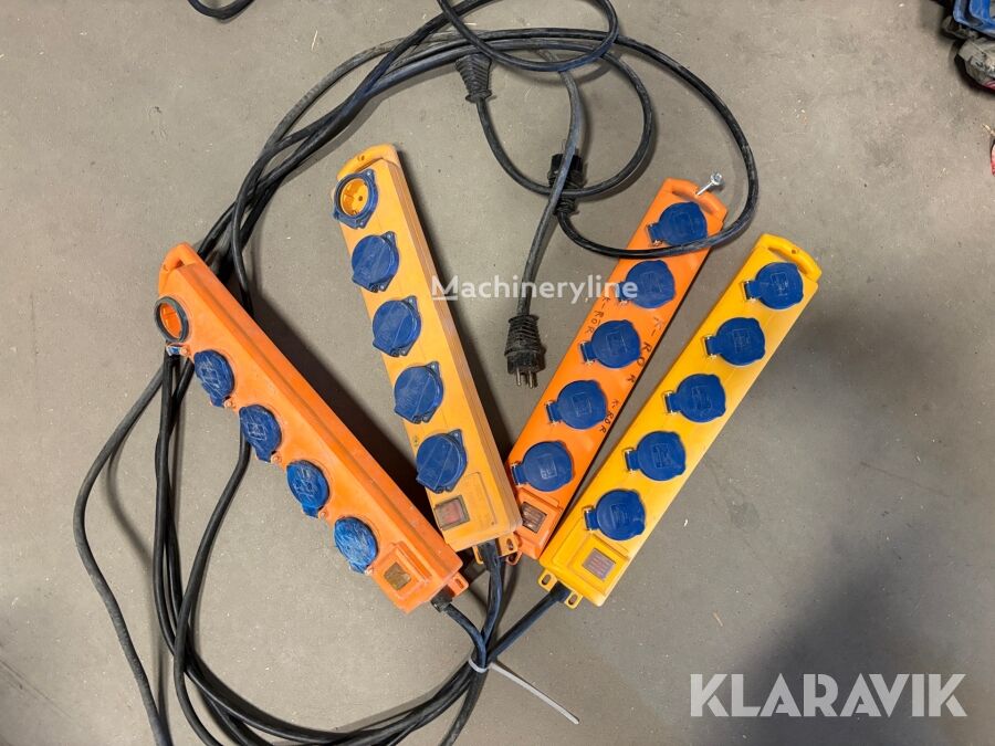 Peralatan distribusi Förgreningskabel Brennestuhl 230v 4st - Machineryline