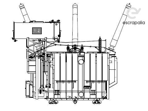 Transformador 500/34.5 kV – 96/128/160 MVA ställverksutrustning till salu | Machineryline SE Transformador 500/34.5 kV – 96/128/160 MVA ställverksutrustning - Machineryline