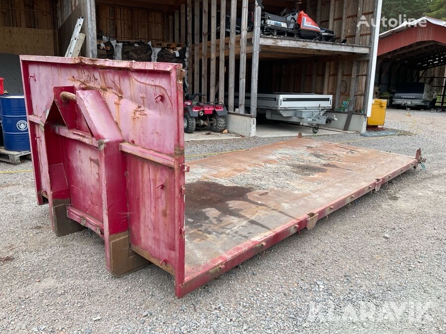 Schaktflak utan lämmar dump truck body