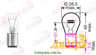 нова електрофурнітура GAUSS Лампочка P21/5W, 12V, 21/5W