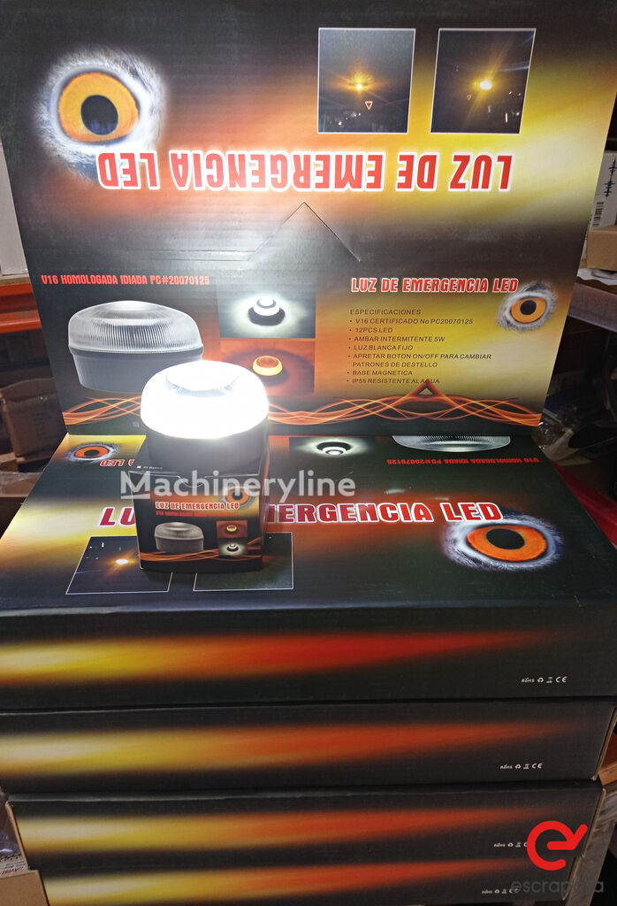 بيع إضاءة الطوارئ LOTE DE 100 LUCES DE EMERGENCIA COCHE Y MOTO MAGNÉTICA (V16) (ST | Machineryline DZ جديد إضاءة الطوارئ LOTE DE 100 LUCES DE EMERGENCIA COCHE Y MOTO MAGNÉTICA (V16) (ST - Machineryline