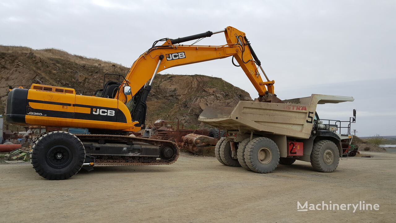 balde escavadora JCB transport system for tracked excavators