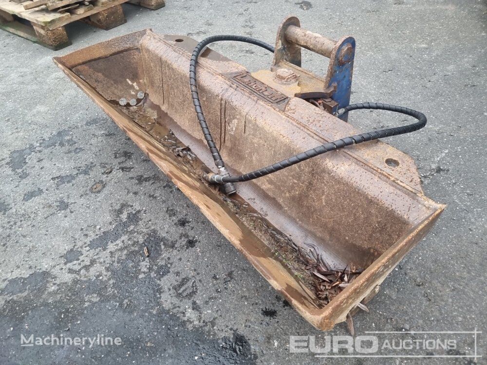 Lehnhoff 40" Hydraulic Tilt Ditching Bucket to suit MS03 excavator bucket