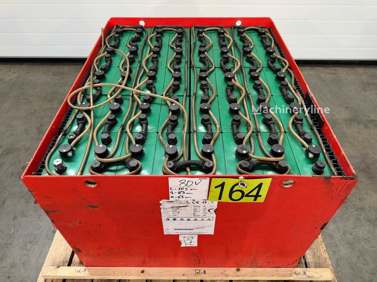 Hoppecke 80V 625Ah forklift battery charger - Machineryline