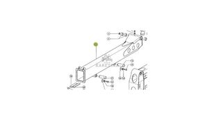 Claas TARGO K70 Maszt Zewnętrzny Wysięgnik 0003148921   00 0314 892 1 pluma cargadora