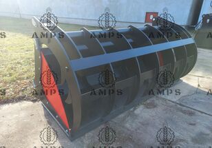 uudet AMPS Łycho-Krokodyl II-Siłownikowy Zęby Palone 2,20m MERLO, JCB, SCHA etukuormaajan kauha