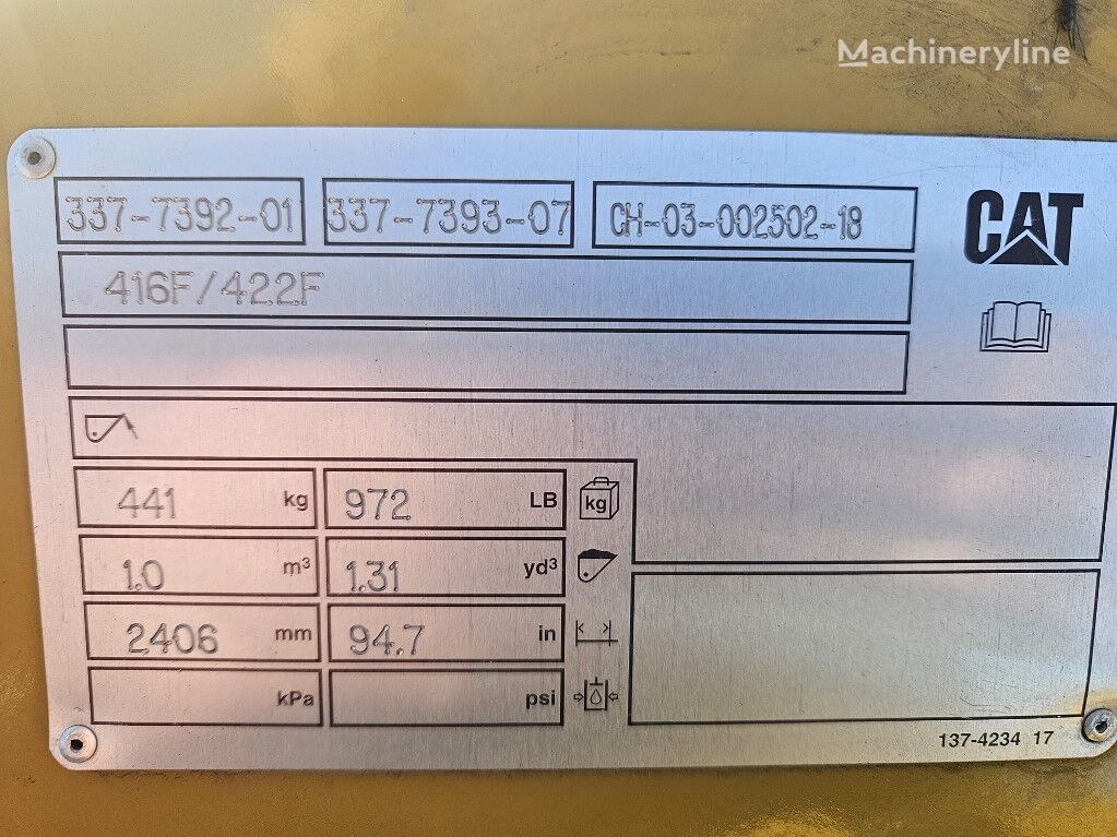 neue Caterpillar 3377392 Frontladerschaufel