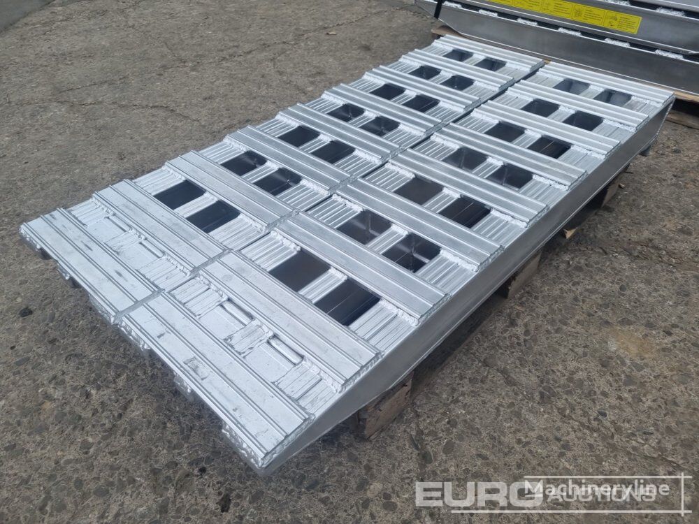 neue Set of Aluminium Ramps, 160cm, 20,000kg Frontladerschaufel