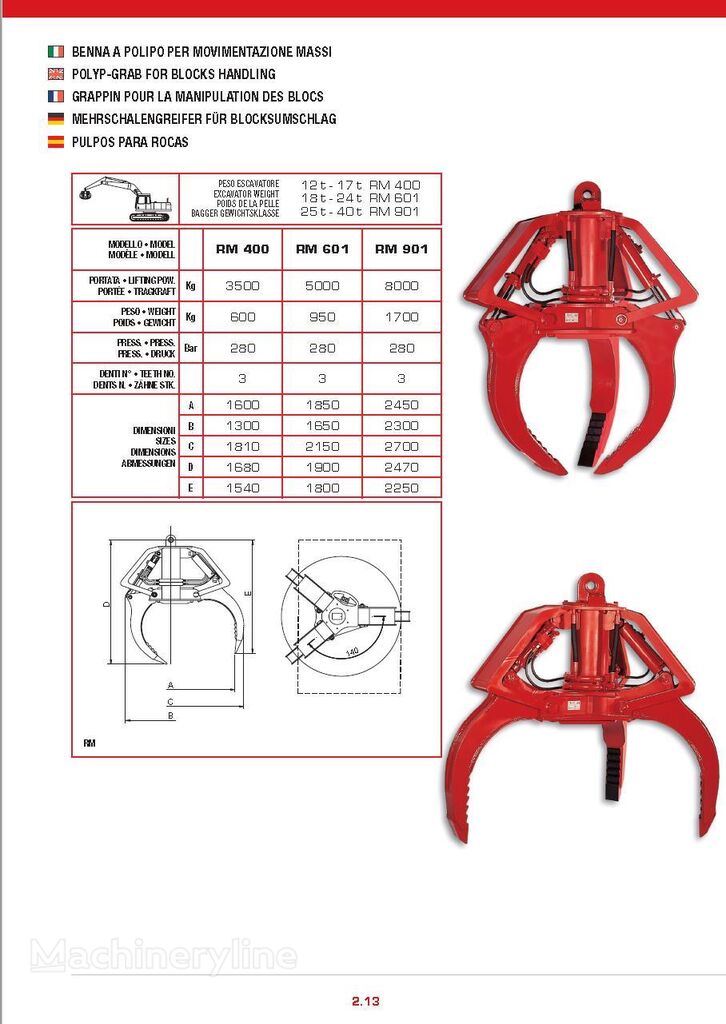 Rozzi RM901 grapple