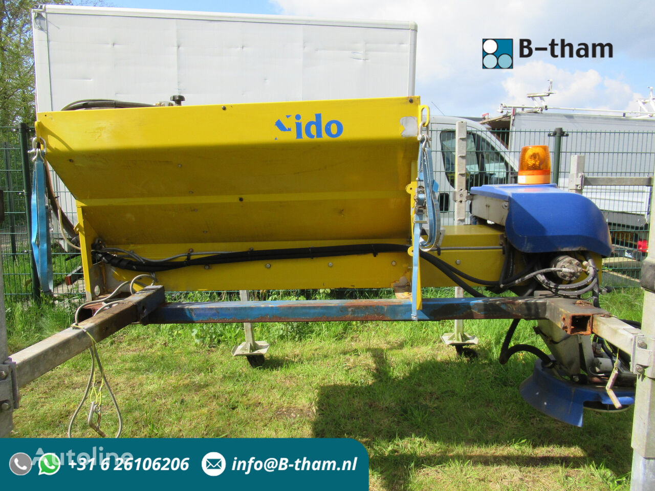 Nido Stratos B08L-18VCLN350 0,8m3 + 250L Hydro Saltspreader Salzstreu esparcidor