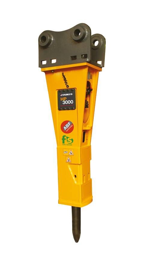 new Indeco HP 3000 FS hydraulic breaker