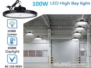 new 3 x Highbay UFO 100W - PRO Design SMD - Dimmable - Cold White 65 industrial light