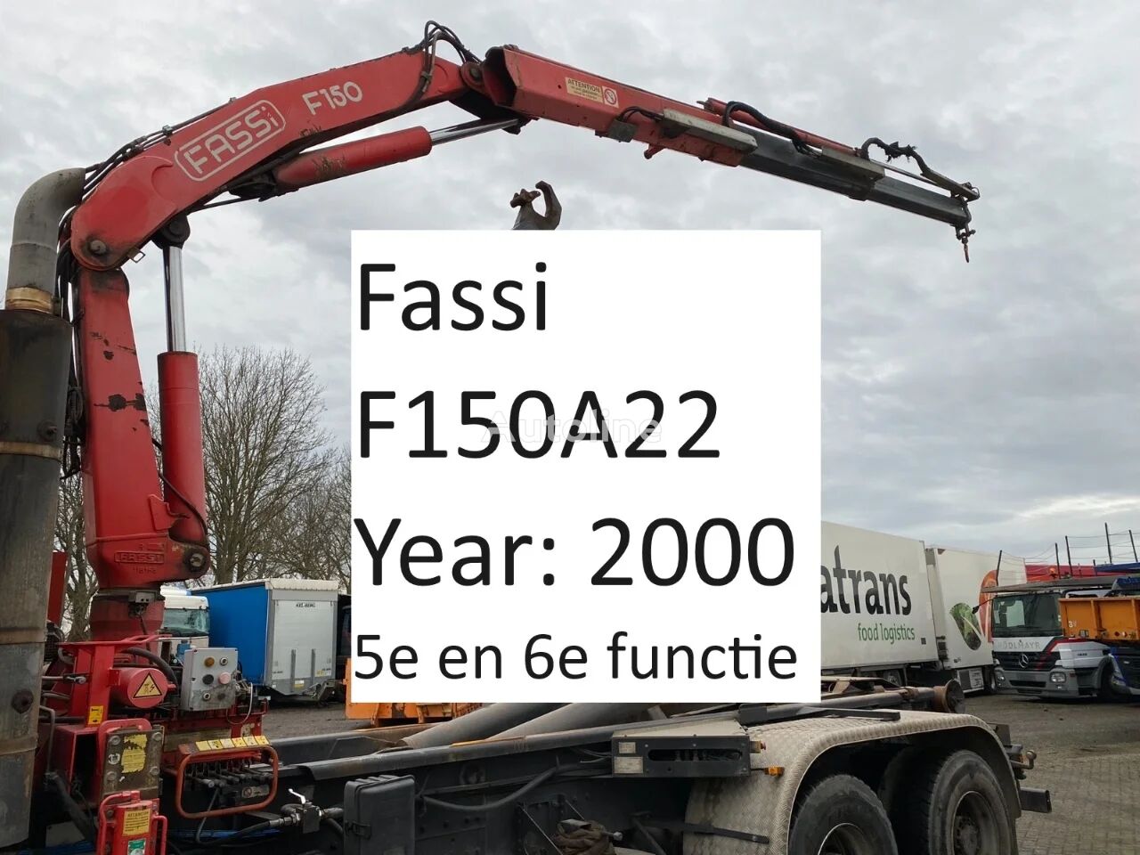 로더 크레인 Fassi F150A22 5e + 6e functie F150A22