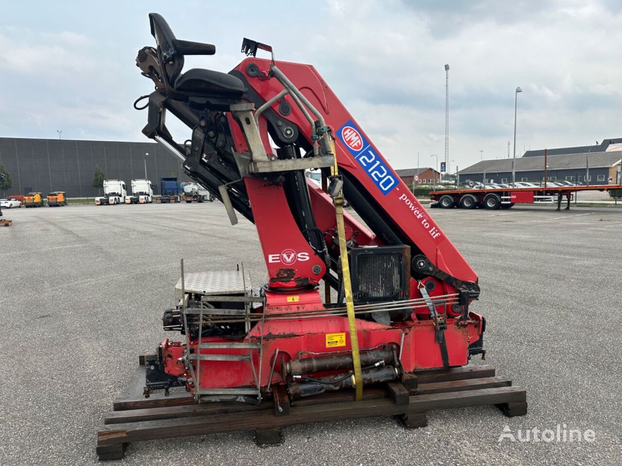 HMF 2120 K4 Radio Remote / Crane / Kran loader crane