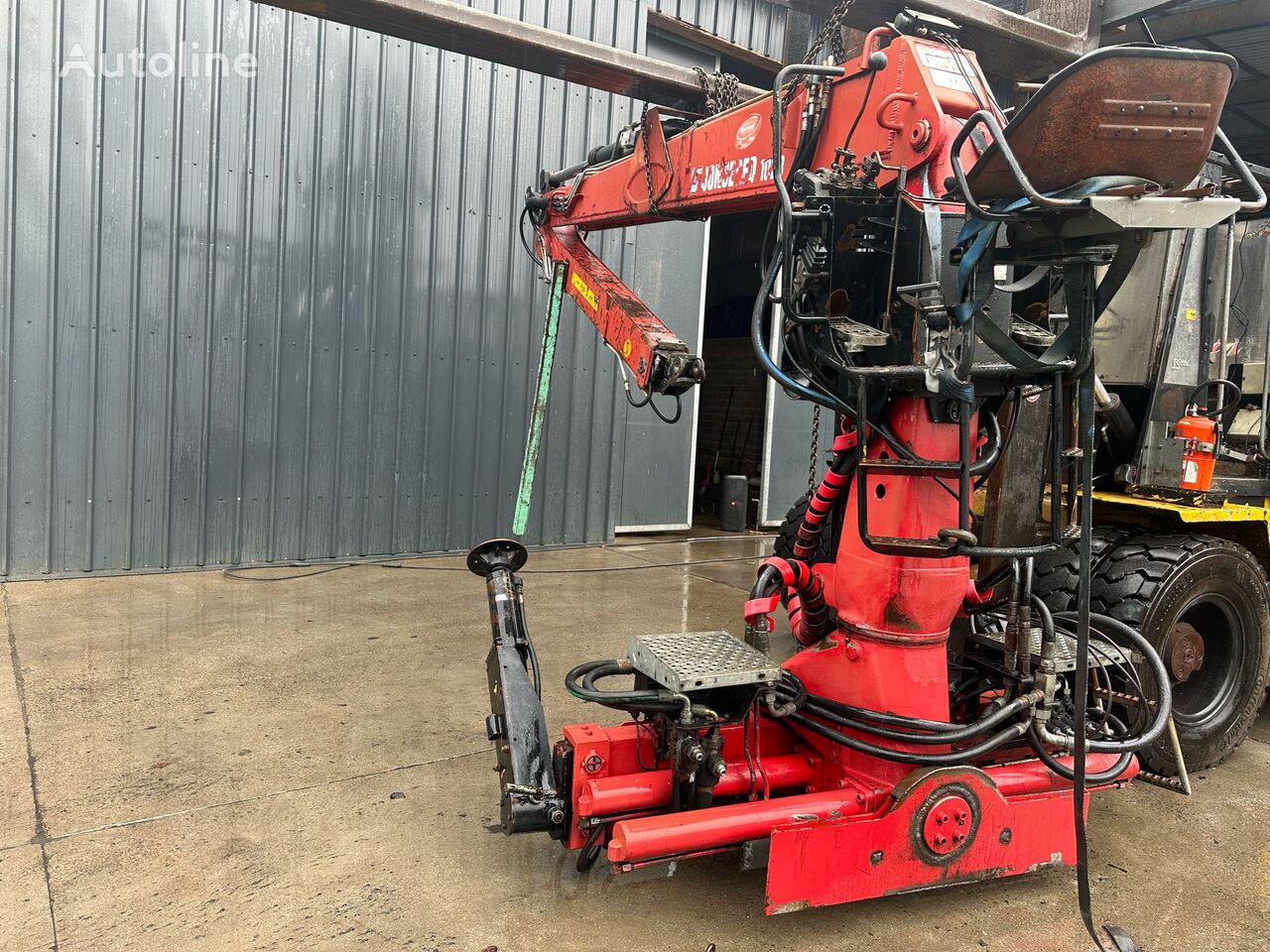 Jonsered 1020 loader crane