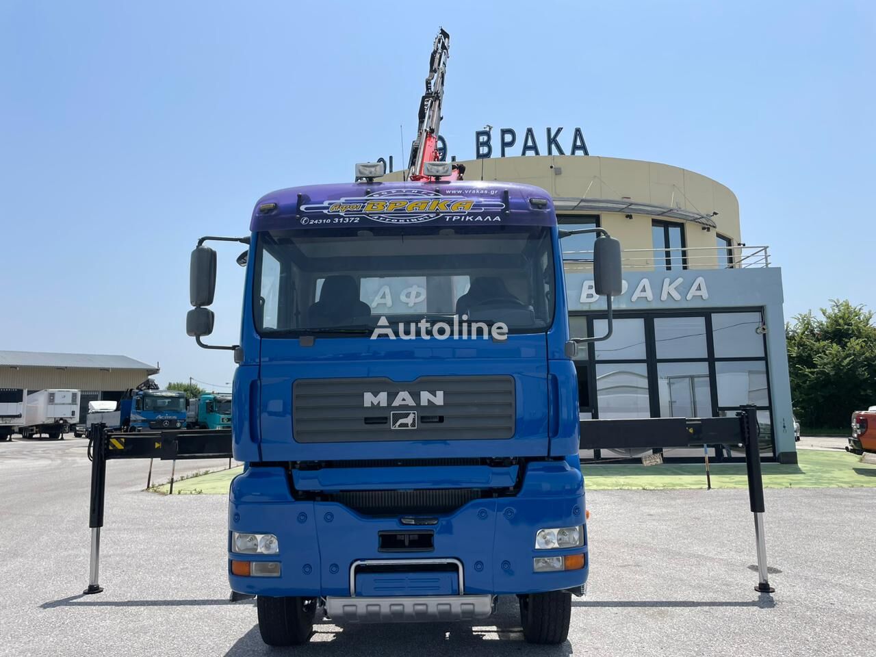 кран-манипулятор MAN 18410 TGA 4X4 / EURO 3