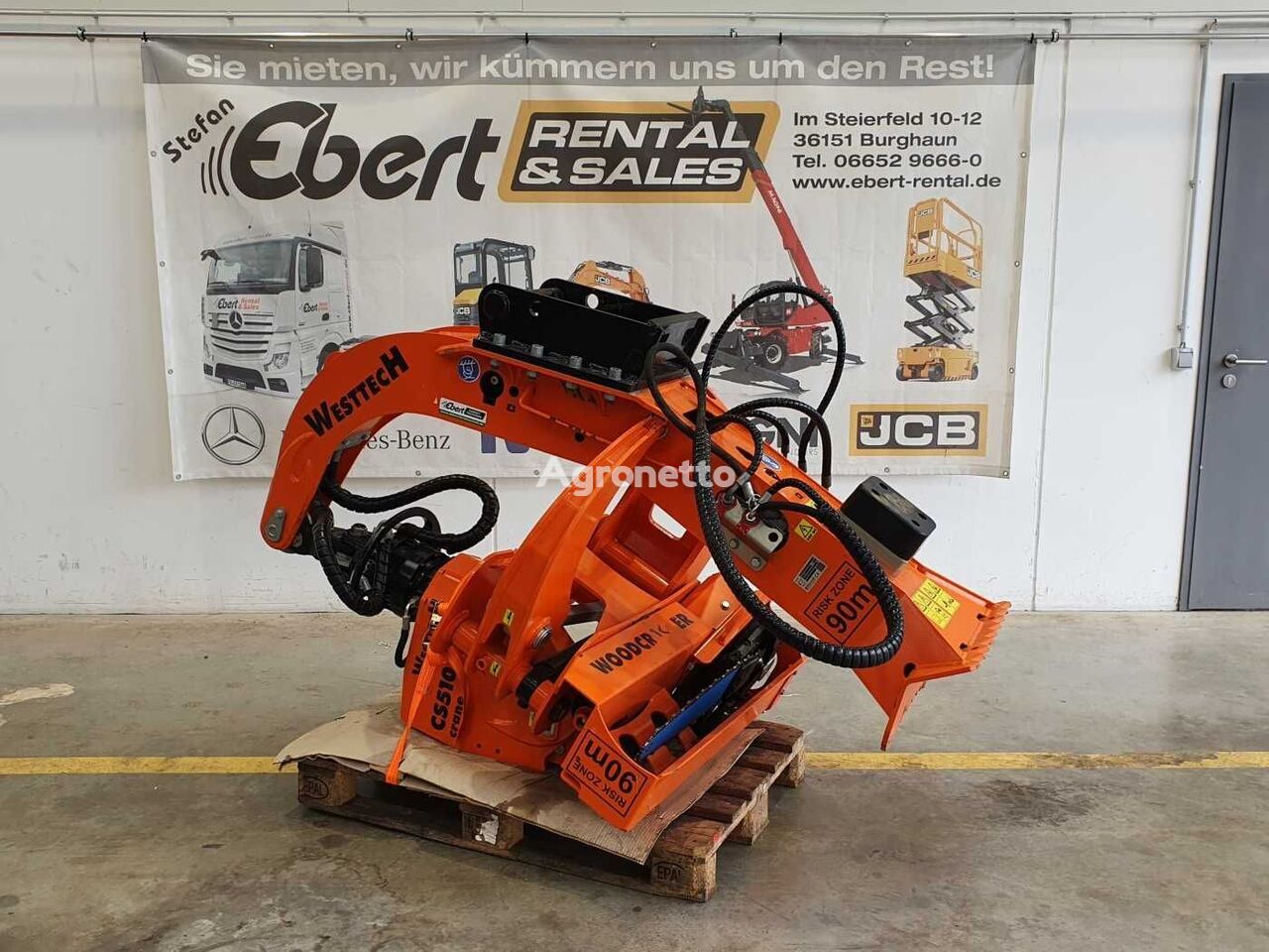 přibližovací drapák Westtech Woodcracker Schreitfuß inkl. CS510crane