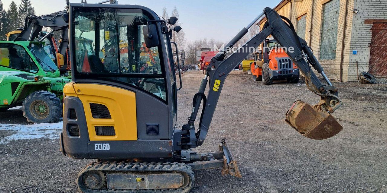 قادوس الحفارة الصغيرة Volvo EC18D