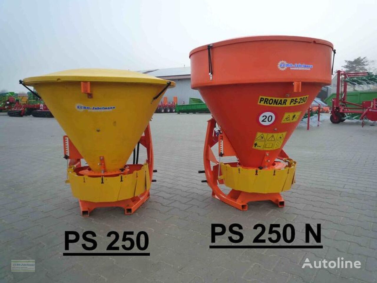 new Pronar PS 250 mounted sand spreader