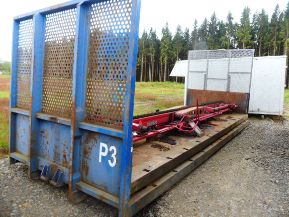 REF:P 3 - Plateau container Plattformaufbau