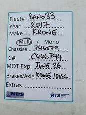 Krone 2017 SLXi Spectrum – BAN033 refrigeration unit for sale - Image 21 | Autoline ET Krone 2017 SLXi Spectrum – BAN033 refrigeration unit | Image 21 - Autoline