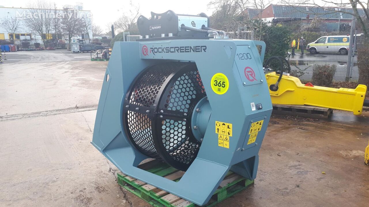 Rockwheel Screener, Sieblöffel RS1200, OQ65 screening bucket